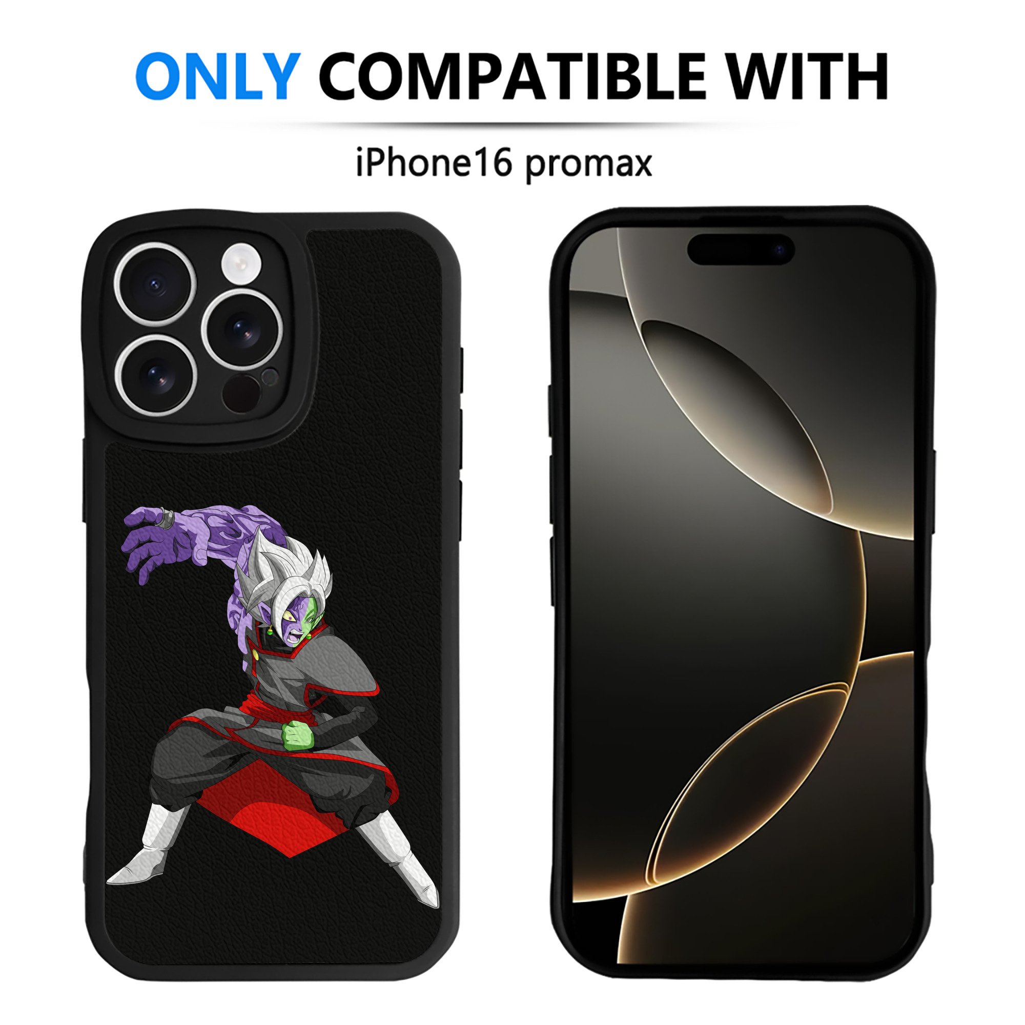 （画像用） ドラゴンボール ベジット DRAGON BALL Vegetto 【iPhone 16シリーズ対応】シリコンスマホケース（レザー調） 材質：シリコン